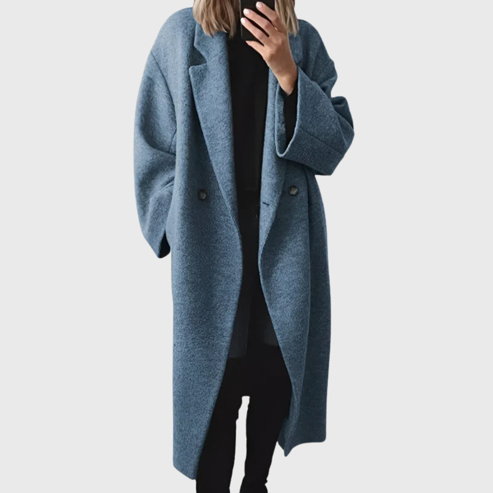 Elaine | Oversized Wool Blend Coat