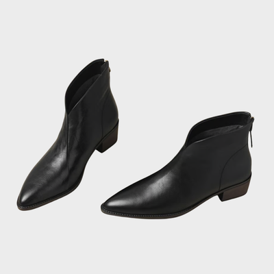 Camille | Luxury Ankle Boots with Low Heel