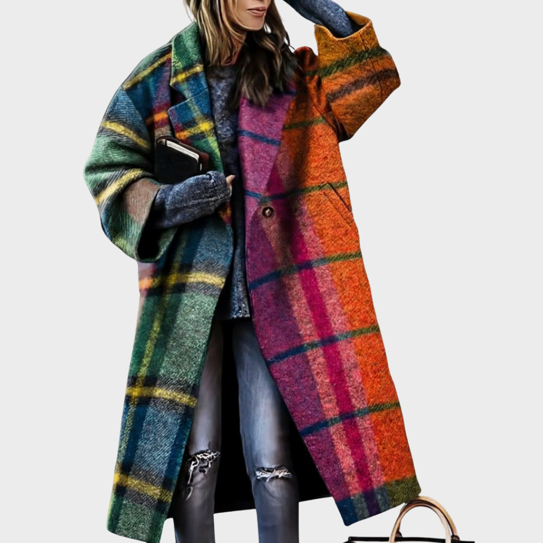 Harper | Artistic Wool-Blend Statement Coat