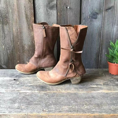 Maribelle | Vintage Mid-Calf Western Boots