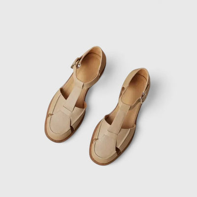 Elaine | Orthopedic Mary Jane T-Strap Flats