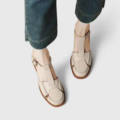 Elaine | Orthopedic Mary Jane T-Strap Flats