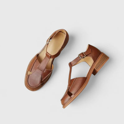 Elaine | Orthopedic Mary Jane T-Strap Flats