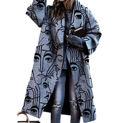 Harper | Artistic Wool-Blend Statement Coat