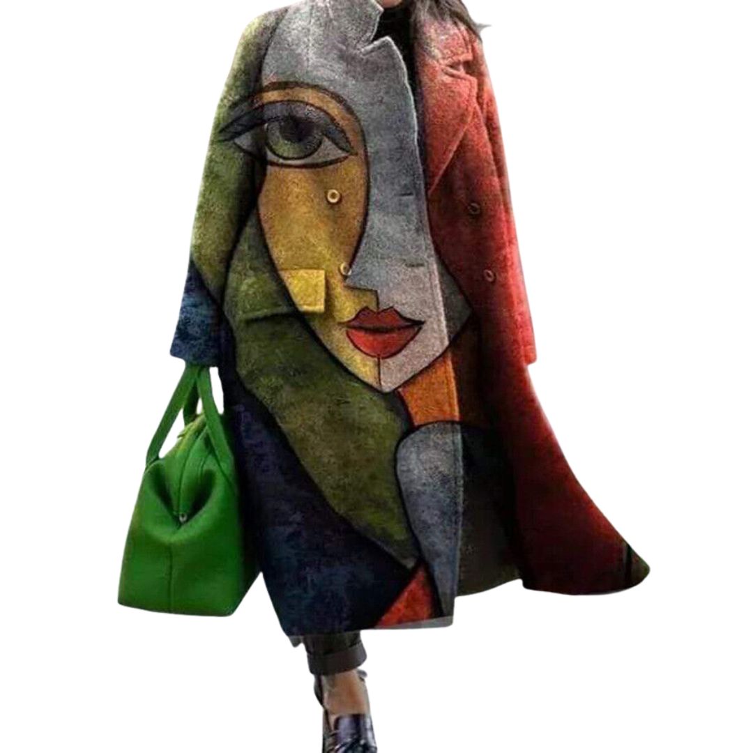 Harper | Artistic Wool-Blend Statement Coat