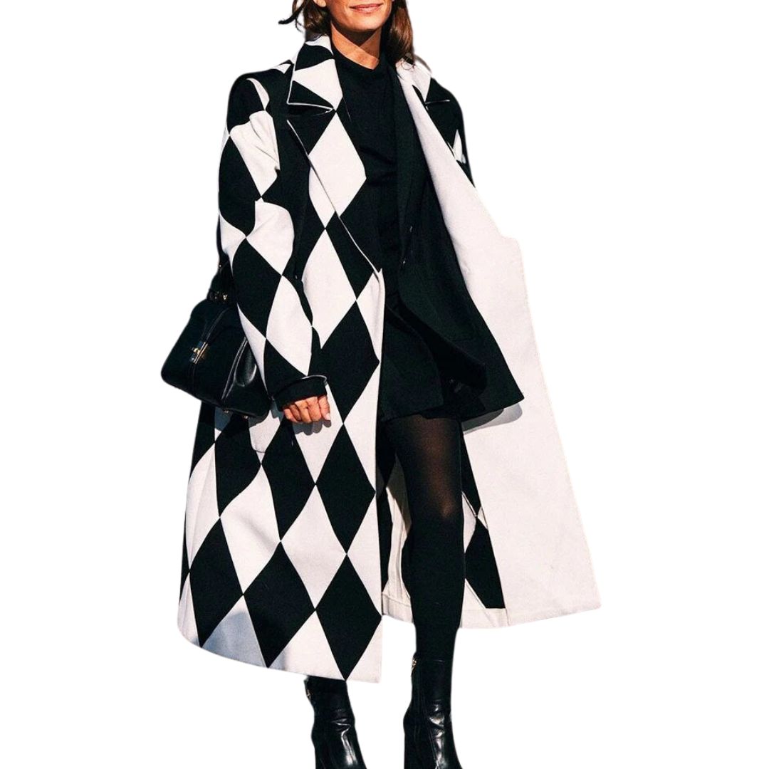 Harper | Artistic Wool-Blend Statement Coat