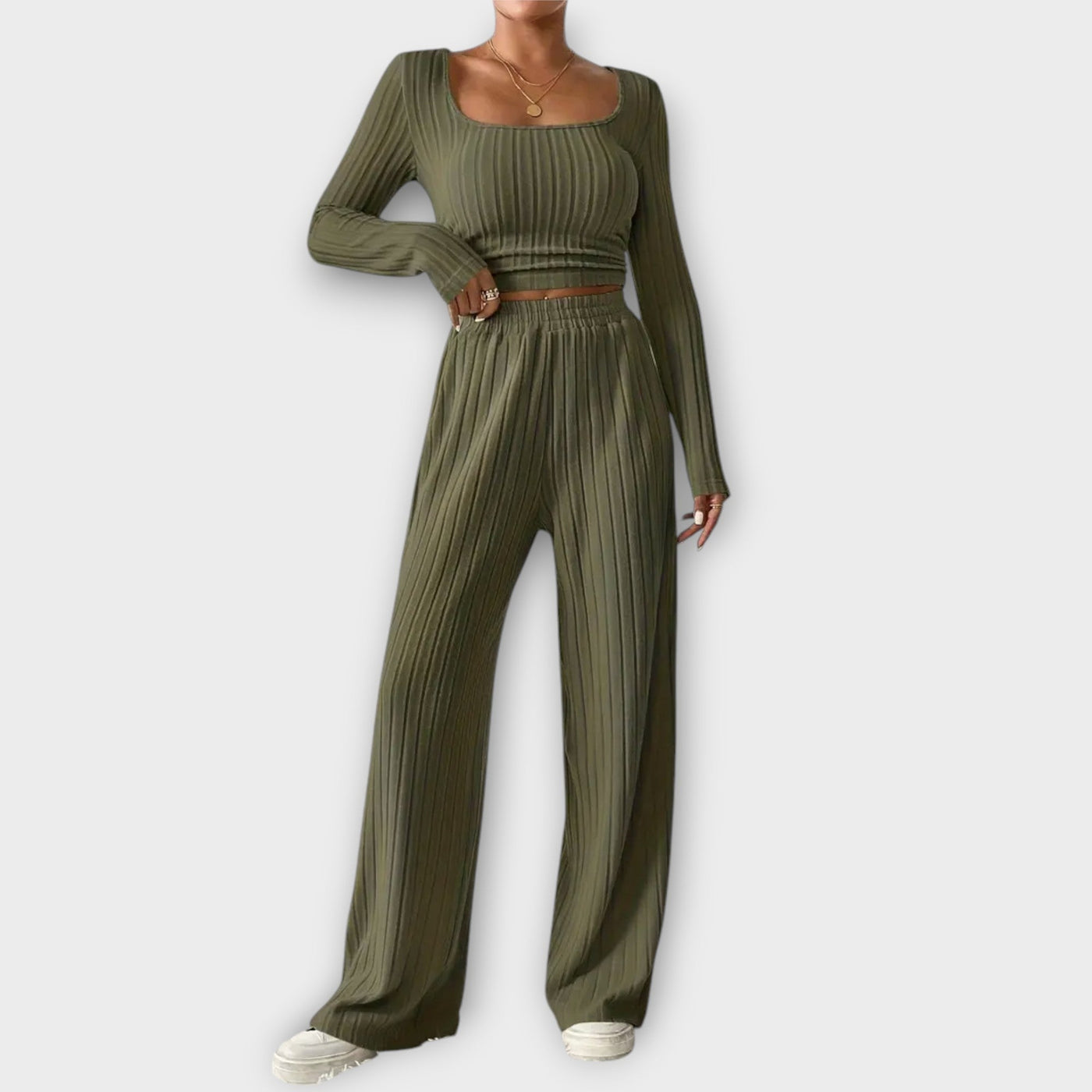 Brielle | Ribbed Lounge Set