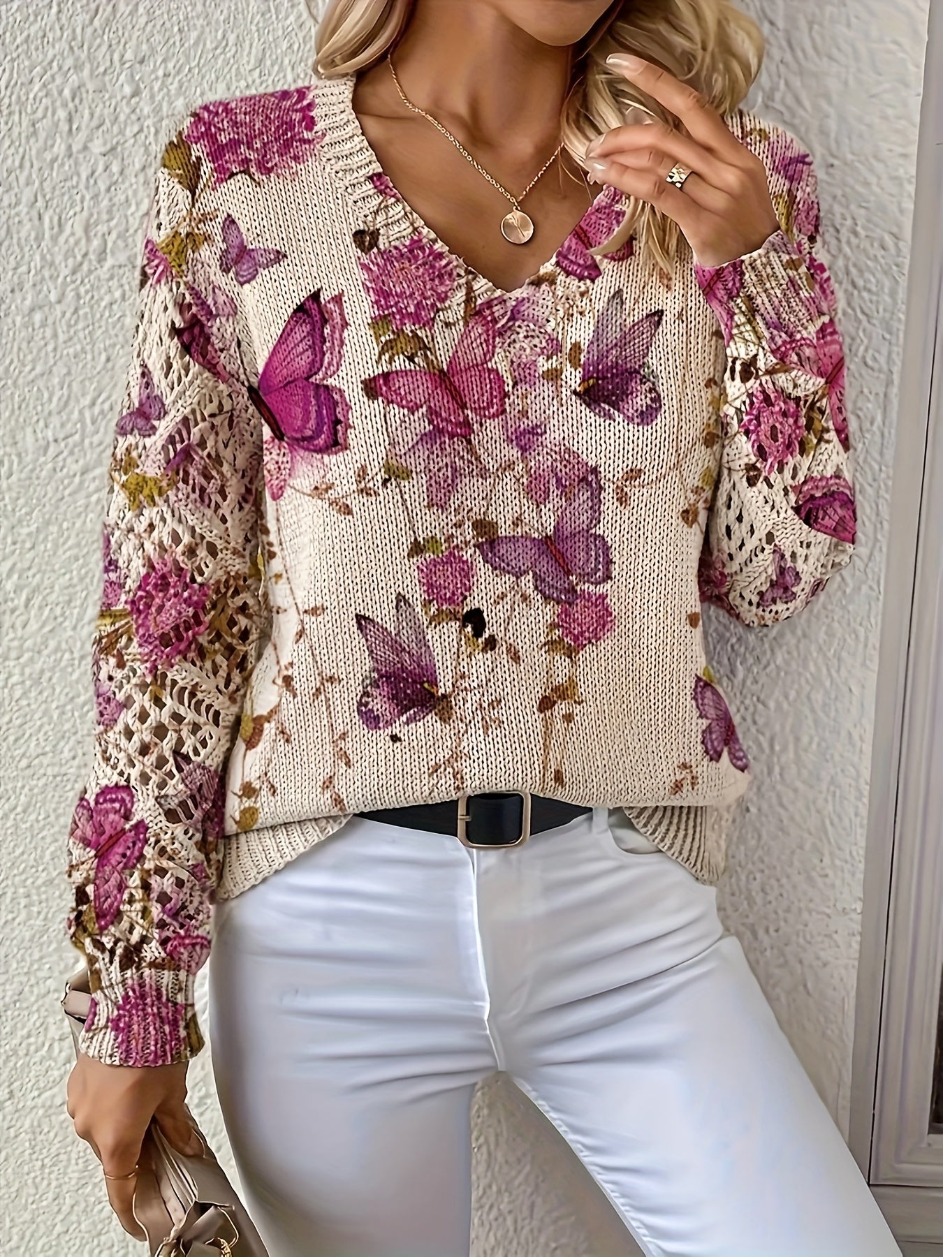 Diana | Gentle Butterfly-Whisper Comfort Sweater