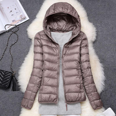Lena | Lightweight Hooded Puff Jacket