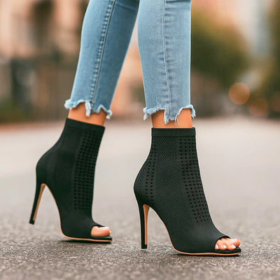 Celeste | Elegant Peep-Toe Heels