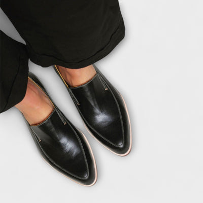 Meredith | Sleek Leather Orthopedic Slip-On