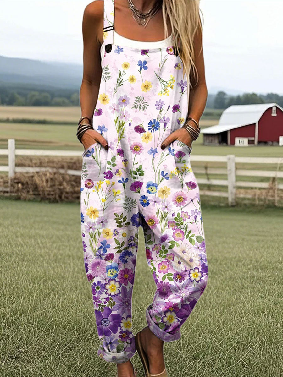 Evelyn | Easy Fit Floral Meadow Overall