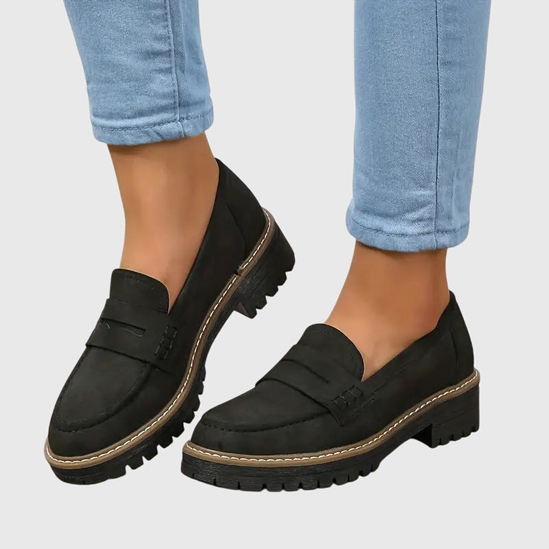 Elaine | Supportive Suede Everyday Loafer