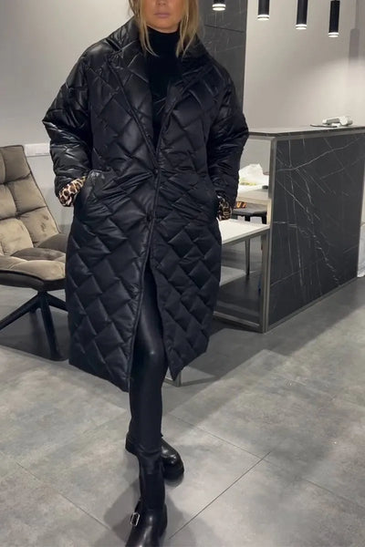 Marianne | Quilted Mid-Length Cozy Coat