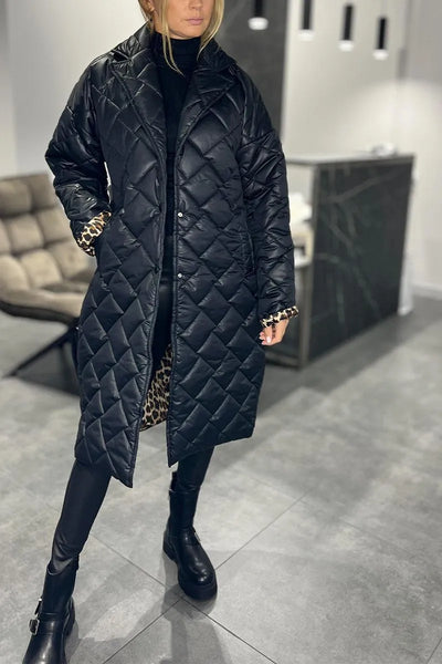 Marianne | Quilted Mid-Length Cozy Coat