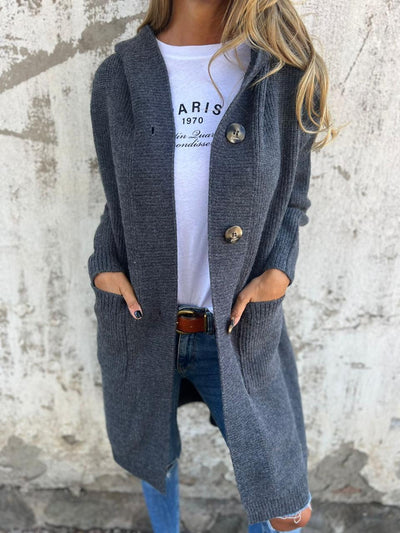 Grace | Longline Ribbed Knit Cardigan